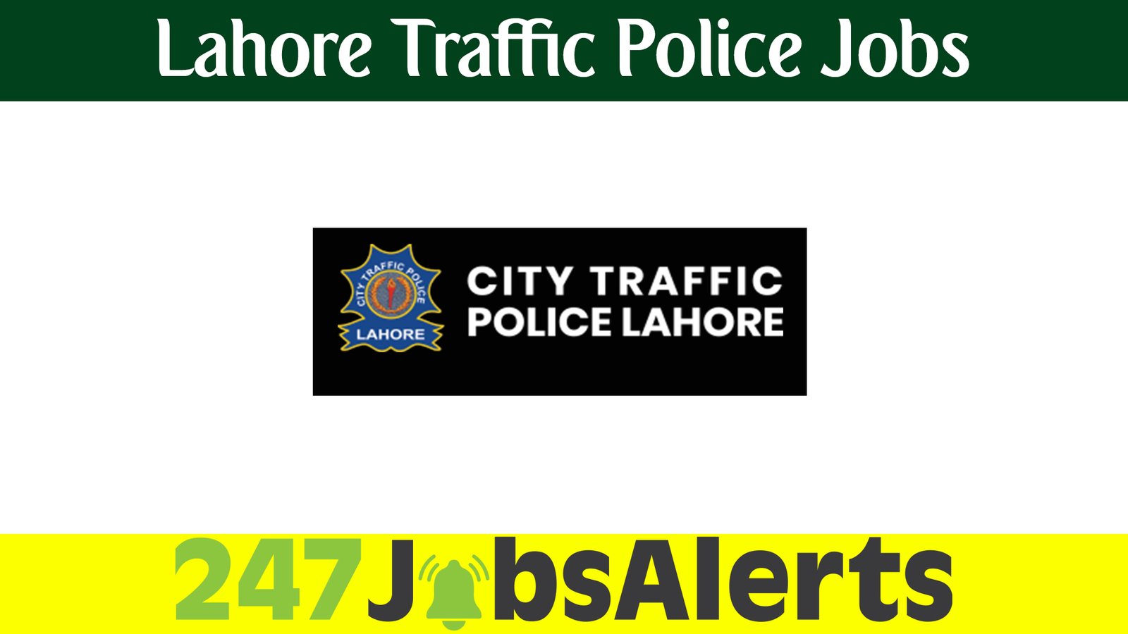 Lahore Traffic Police Jobs